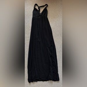 Hard Tail Black A-Line Maxi Dress